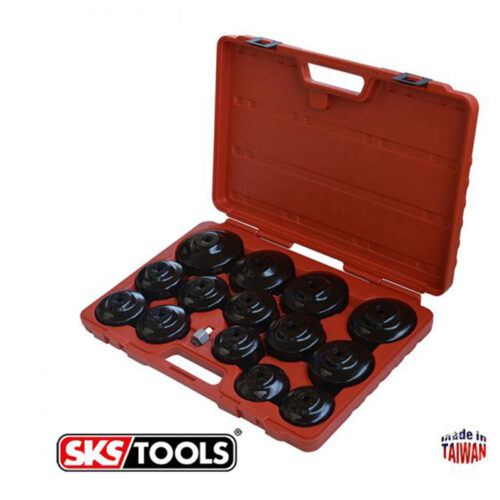 Σετ φιλτρόκλειδα κούπας 15 τεμαχίων SKS TOOLS 26010007.